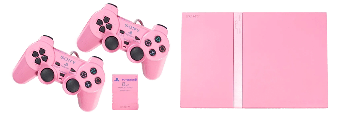 Udstyre faldskærm vi PlayStation 2 (PS2) Pink - Limited edition konsol netop på lager - Retro  Spilbutik
