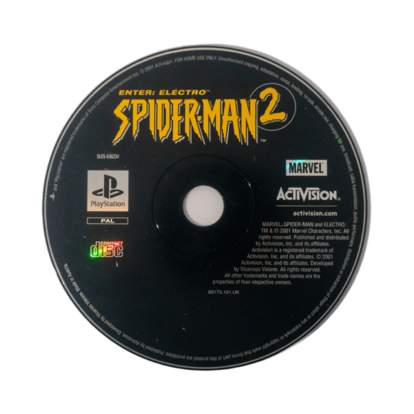 spiderman 2 enter electro disc only